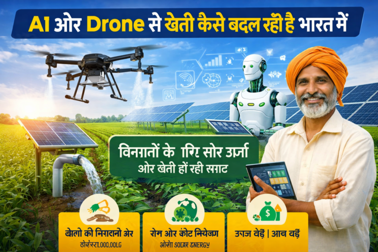 AI और Drone से खेती कैसे बदल रही है भारत में