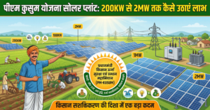 पीएम कुसुम योजना सोलर प्लांट: 200KW से 2MW तक कैसे उठाएं लाभ