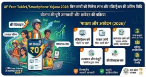 UP Free Tablet/Smartphone Yojana 2026: किन छात्रों को मिलेगा लाभ और रजिस्ट्रेशन की अंतिम तिथि
